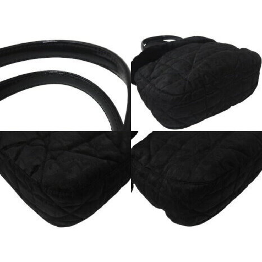 Christian Dior handbag Trotter mink black nylon - Picture 8 of 8